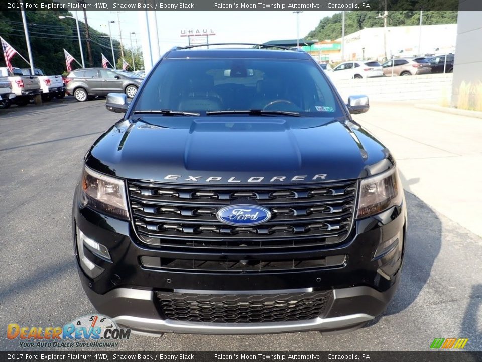 2017 Ford Explorer Platinum 4WD Shadow Black / Ebony Black Photo #8