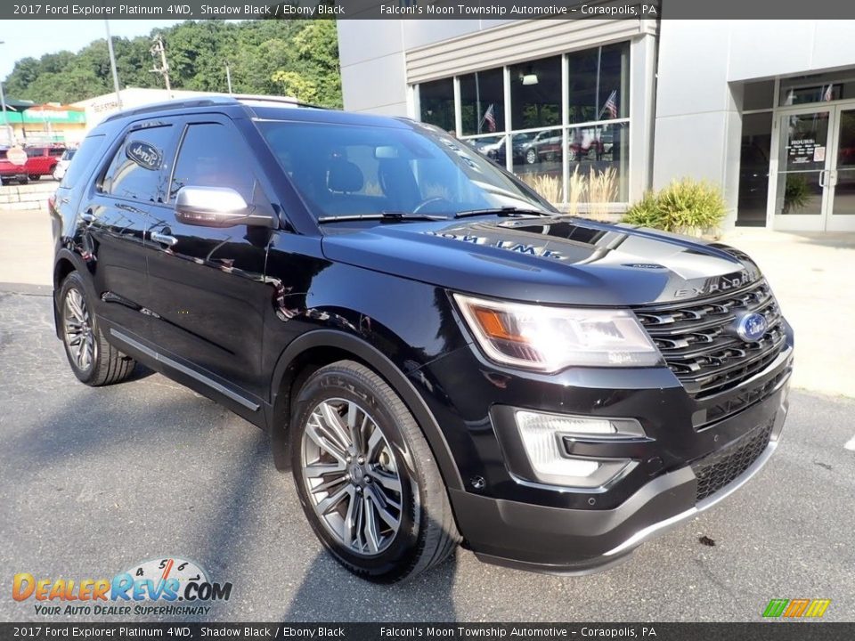 2017 Ford Explorer Platinum 4WD Shadow Black / Ebony Black Photo #9