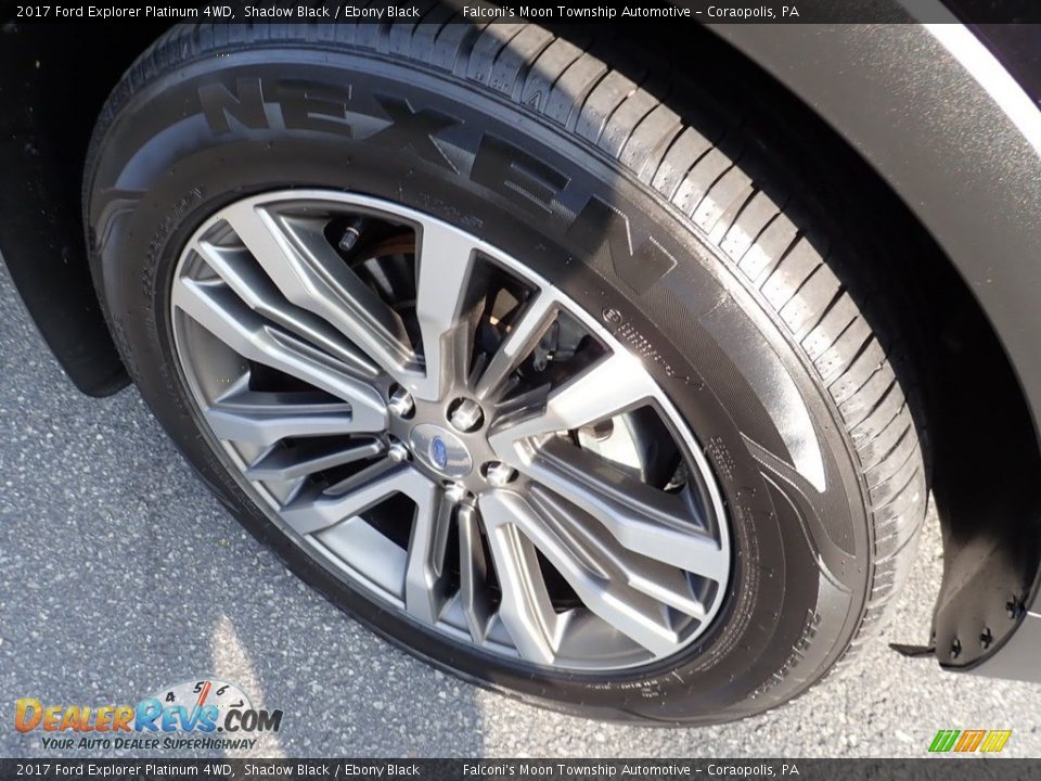 2017 Ford Explorer Platinum 4WD Shadow Black / Ebony Black Photo #10