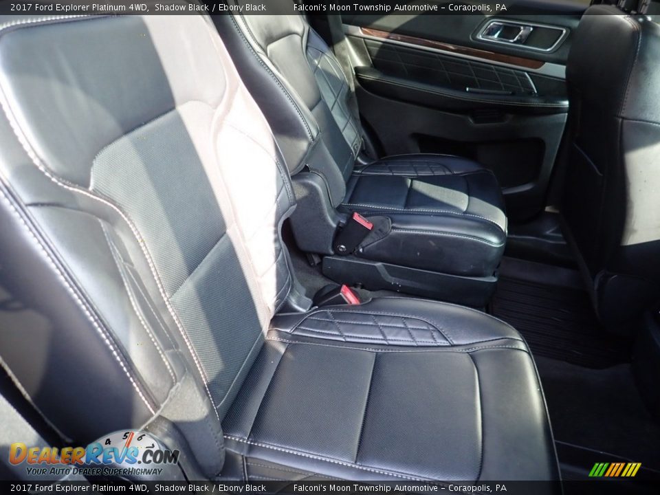 2017 Ford Explorer Platinum 4WD Shadow Black / Ebony Black Photo #14