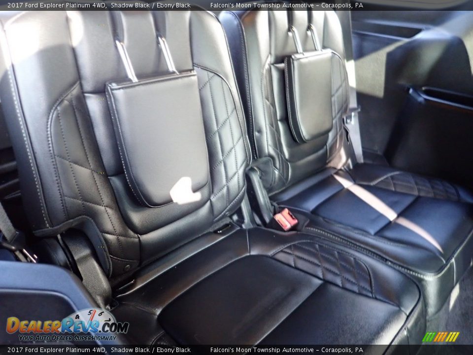 2017 Ford Explorer Platinum 4WD Shadow Black / Ebony Black Photo #15