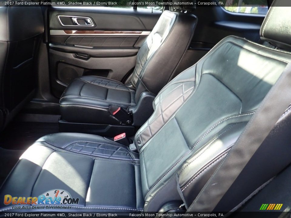 2017 Ford Explorer Platinum 4WD Shadow Black / Ebony Black Photo #17