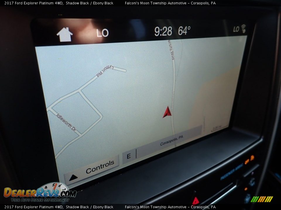 2017 Ford Explorer Platinum 4WD Shadow Black / Ebony Black Photo #21