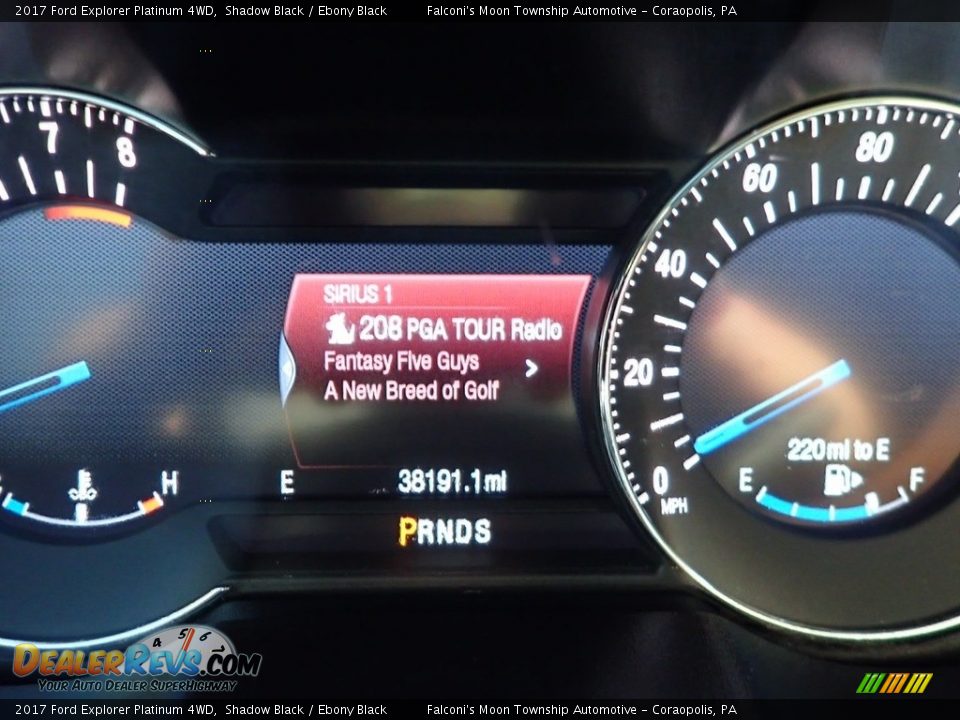 2017 Ford Explorer Platinum 4WD Shadow Black / Ebony Black Photo #24