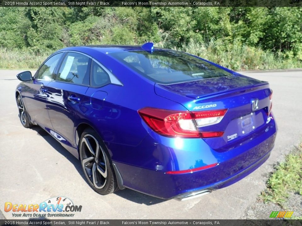 2018 Honda Accord Sport Sedan Still Night Pearl / Black Photo #2