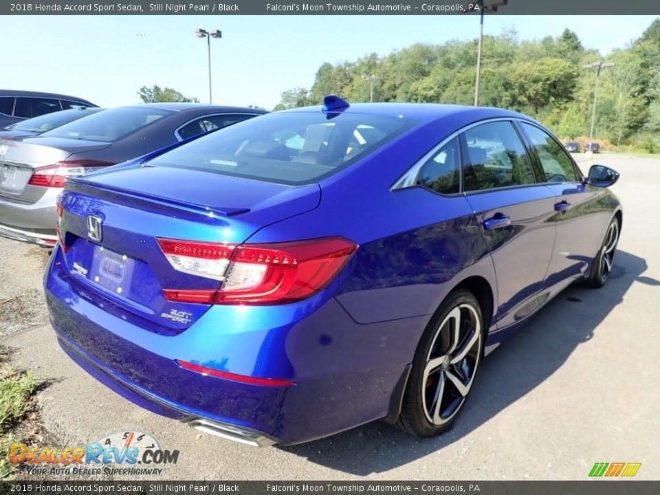 2018 Honda Accord Sport Sedan Still Night Pearl / Black Photo #4