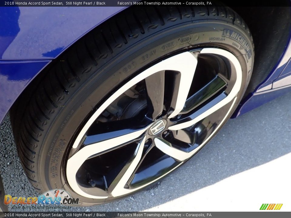 2018 Honda Accord Sport Sedan Still Night Pearl / Black Photo #5