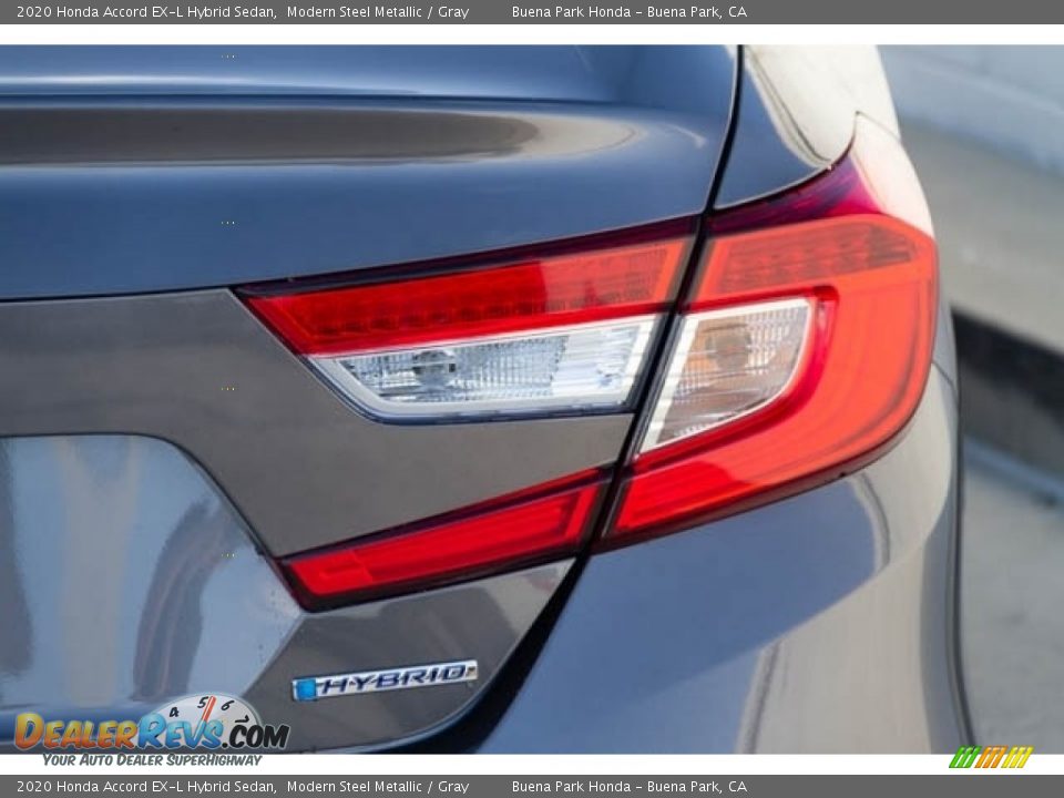 2020 Honda Accord EX-L Hybrid Sedan Modern Steel Metallic / Gray Photo #7
