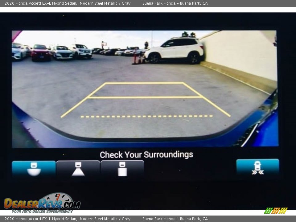 2020 Honda Accord EX-L Hybrid Sedan Modern Steel Metallic / Gray Photo #14