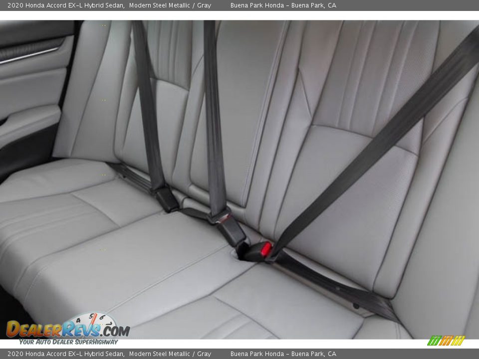 2020 Honda Accord EX-L Hybrid Sedan Modern Steel Metallic / Gray Photo #26