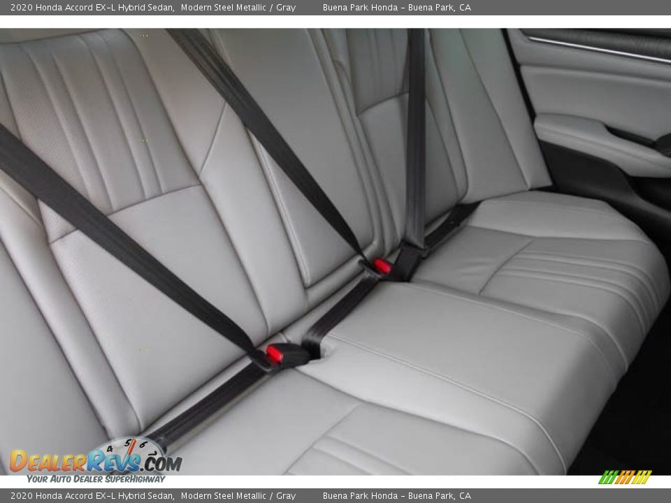 2020 Honda Accord EX-L Hybrid Sedan Modern Steel Metallic / Gray Photo #29