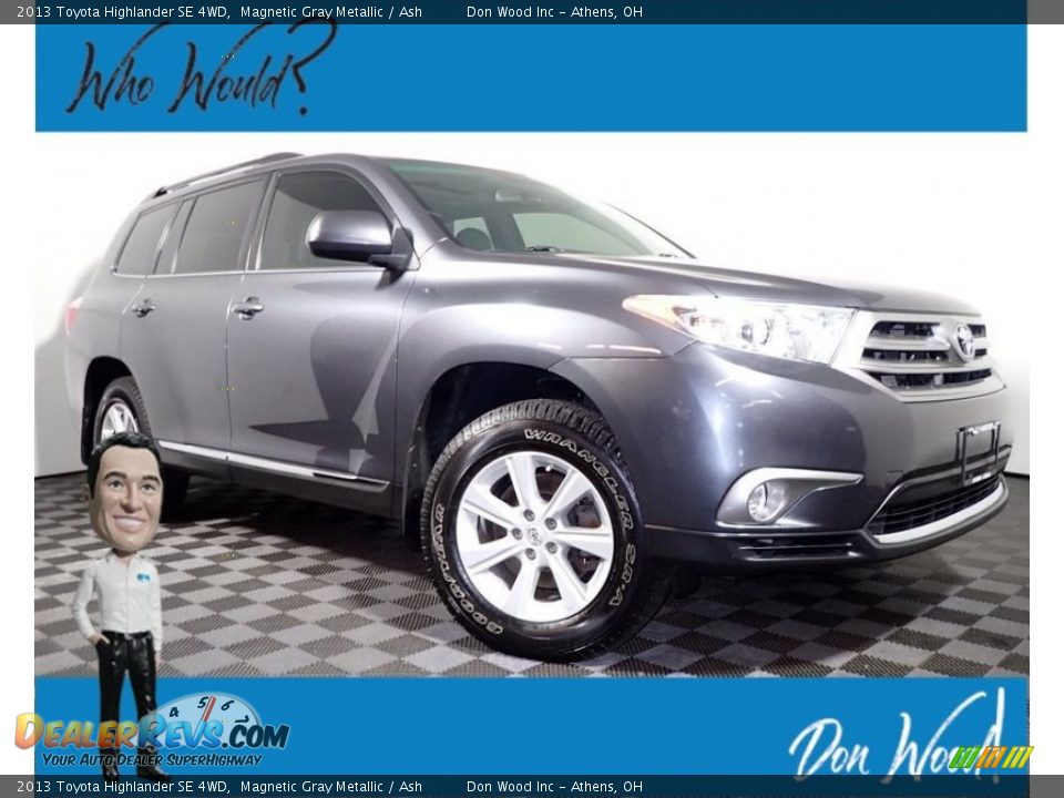 2013 Toyota Highlander SE 4WD Magnetic Gray Metallic / Ash Photo #1