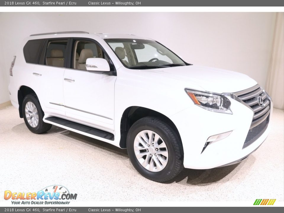 2018 Lexus GX 460 Starfire Pearl / Ecru Photo #1