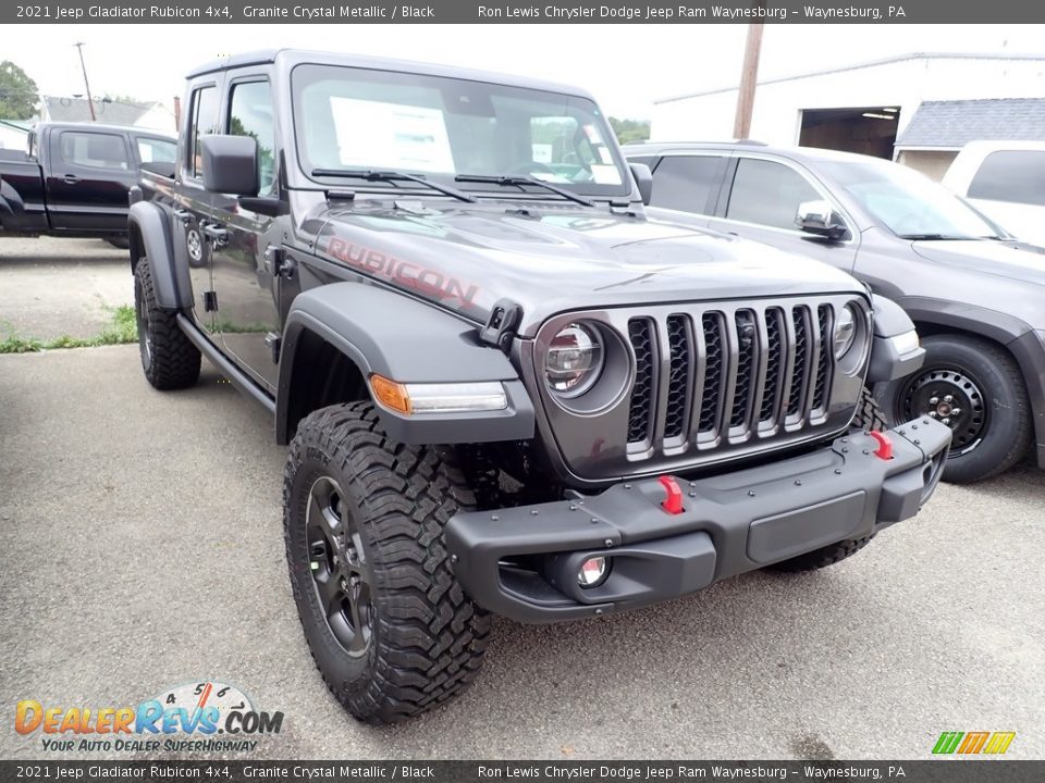 Granite Crystal Metallic 2021 Jeep Gladiator Rubicon 4x4 Photo #6