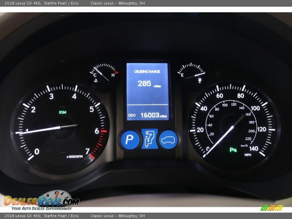 2018 Lexus GX 460 Starfire Pearl / Ecru Photo #7