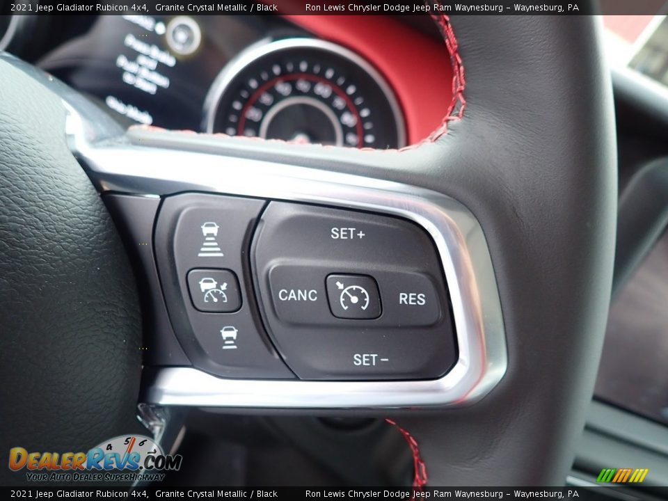 2021 Jeep Gladiator Rubicon 4x4 Steering Wheel Photo #13