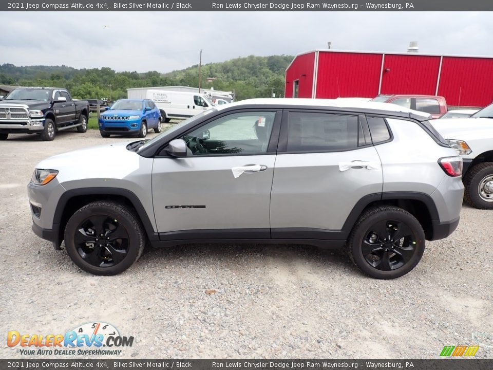 Billet Silver Metallic 2021 Jeep Compass Altitude 4x4 Photo #3