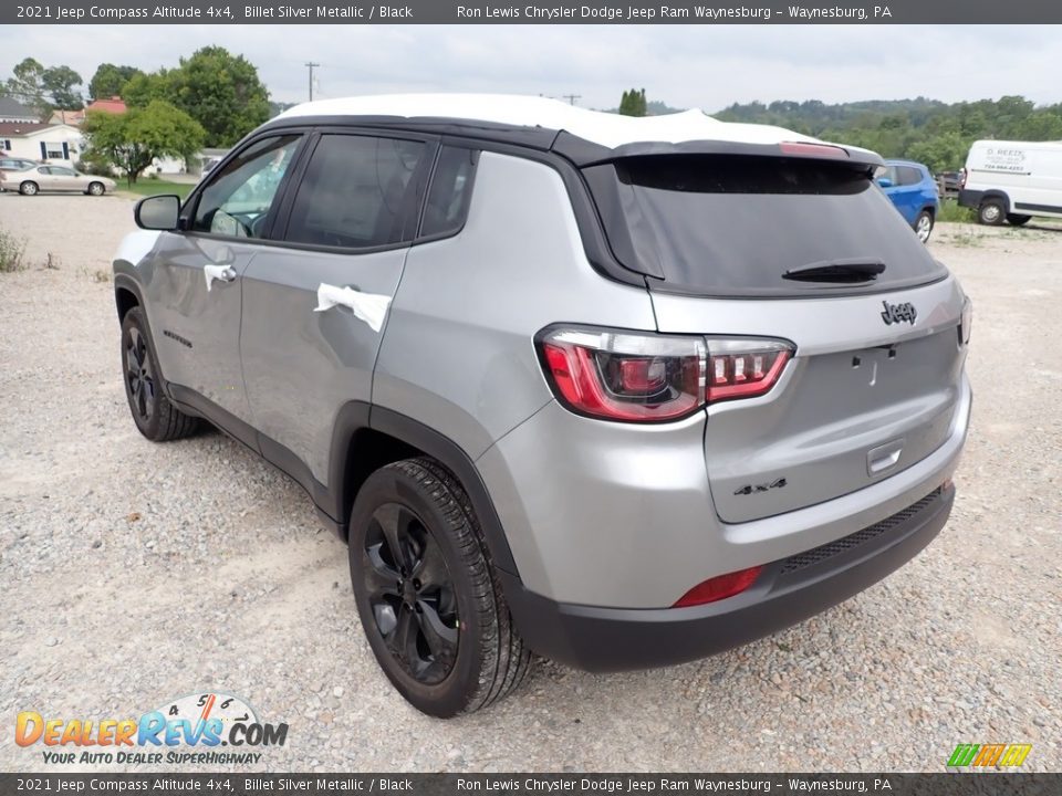 2021 Jeep Compass Altitude 4x4 Billet Silver Metallic / Black Photo #4