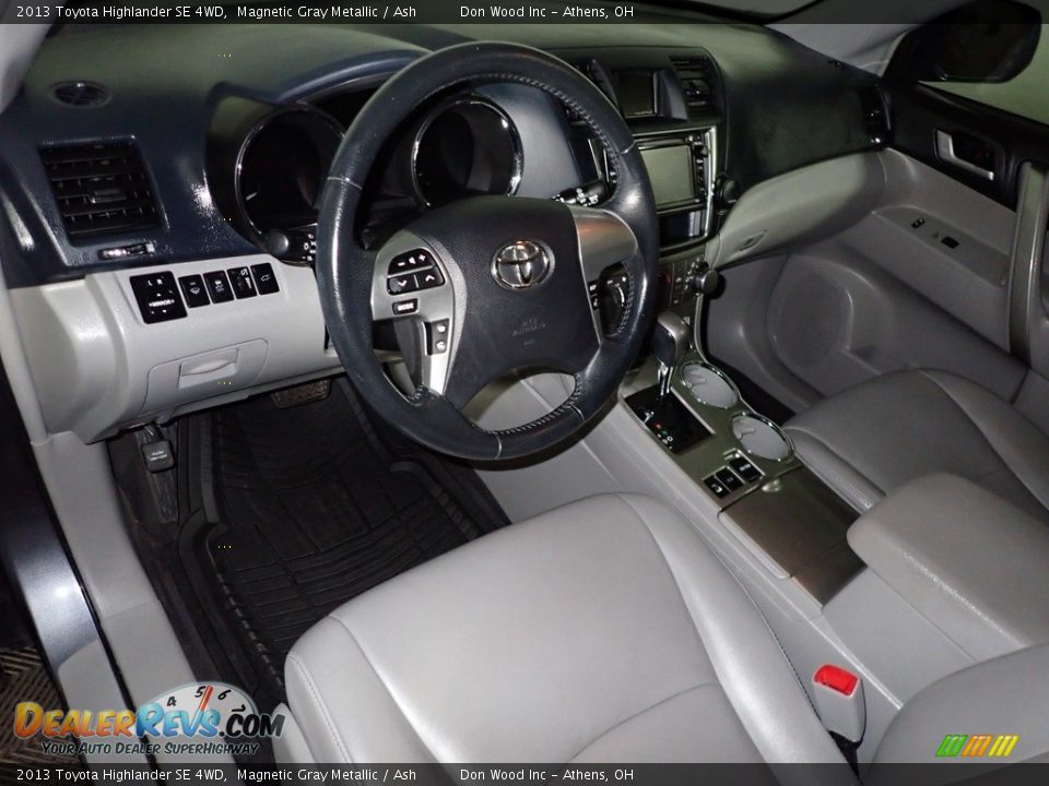 2013 Toyota Highlander SE 4WD Magnetic Gray Metallic / Ash Photo #20