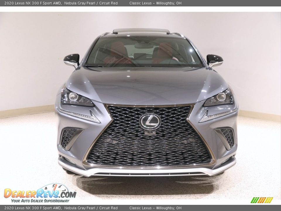 2020 Lexus NX 300 F Sport AWD Nebula Gray Pearl / Circuit Red Photo #2