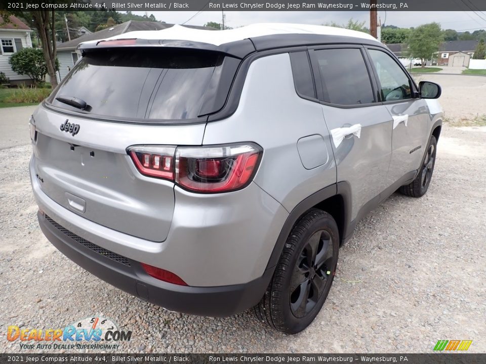 2021 Jeep Compass Altitude 4x4 Billet Silver Metallic / Black Photo #6