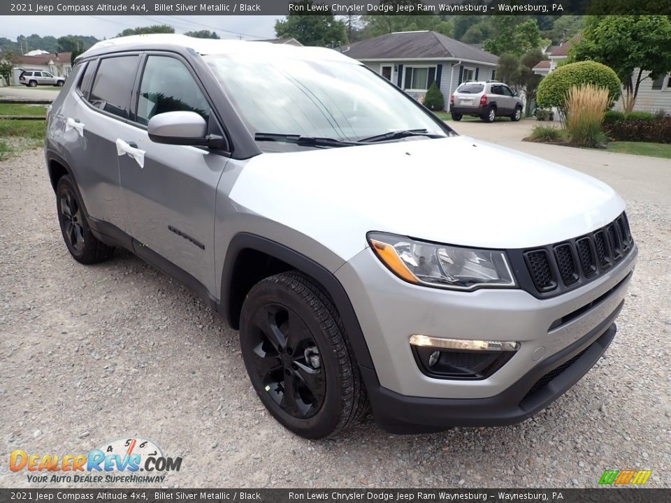 2021 Jeep Compass Altitude 4x4 Billet Silver Metallic / Black Photo #8