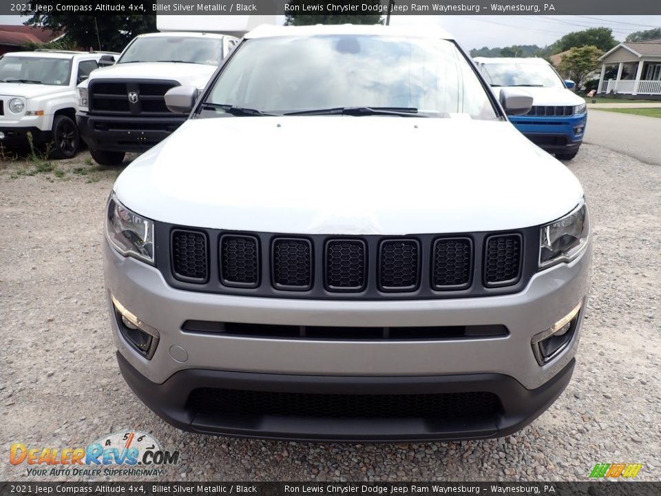 2021 Jeep Compass Altitude 4x4 Billet Silver Metallic / Black Photo #9