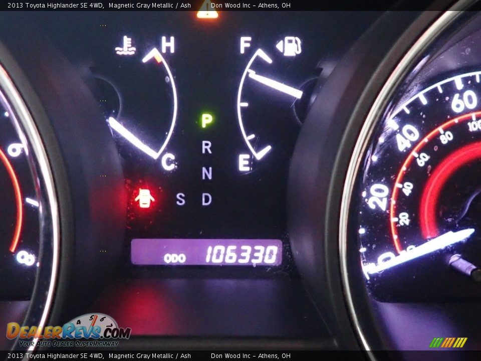 2013 Toyota Highlander SE 4WD Magnetic Gray Metallic / Ash Photo #29