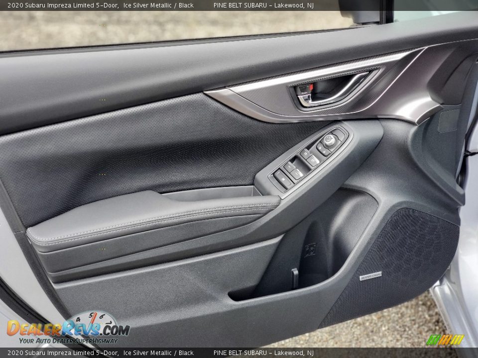 2020 Subaru Impreza Limited 5-Door Ice Silver Metallic / Black Photo #13