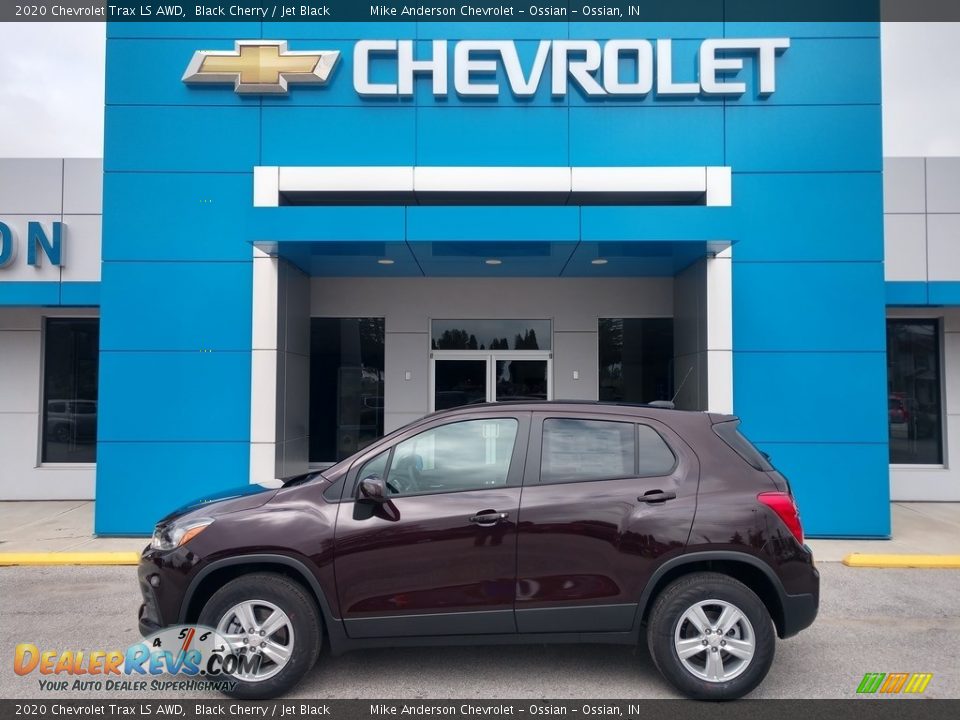 2020 Chevrolet Trax LS AWD Black Cherry / Jet Black Photo #1