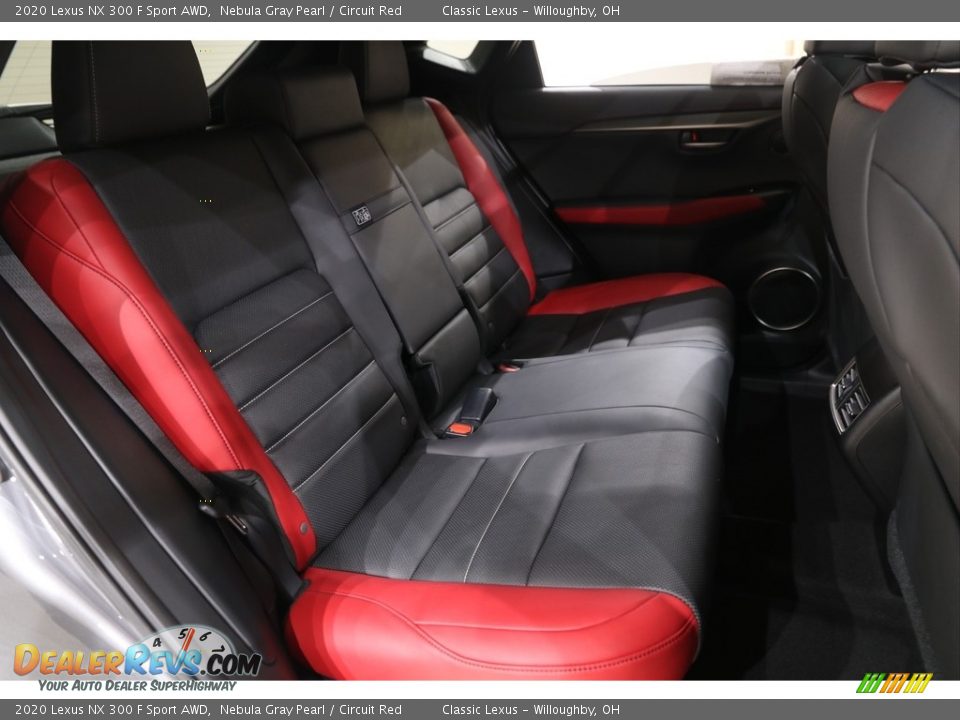 Rear Seat of 2020 Lexus NX 300 F Sport AWD Photo #15
