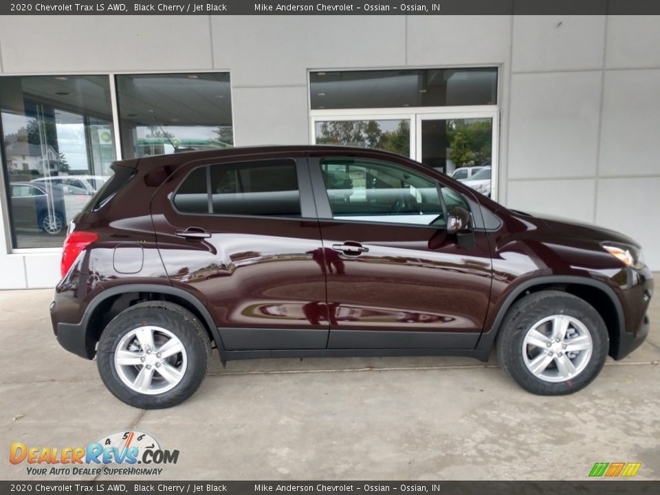 2020 Chevrolet Trax LS AWD Black Cherry / Jet Black Photo #3