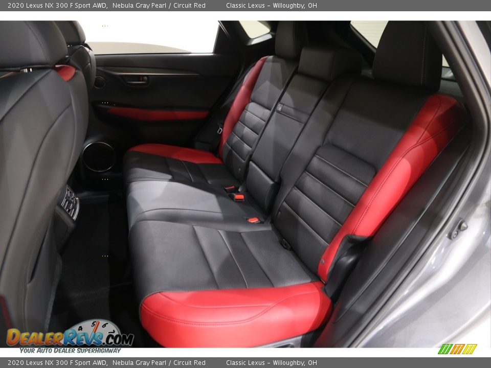 Rear Seat of 2020 Lexus NX 300 F Sport AWD Photo #16