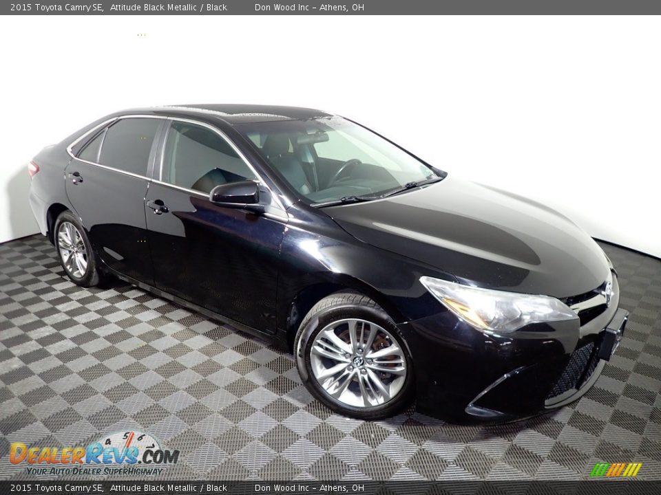 2015 Toyota Camry SE Attitude Black Metallic / Black Photo #2