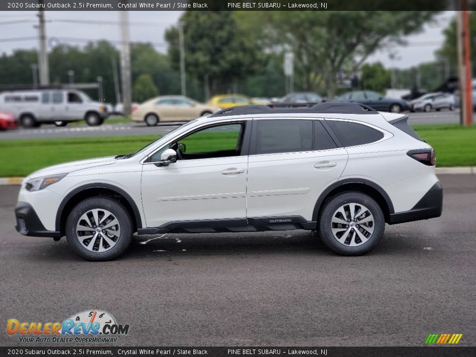 2020 Subaru Outback 2.5i Premium Crystal White Pearl / Slate Black Photo #4