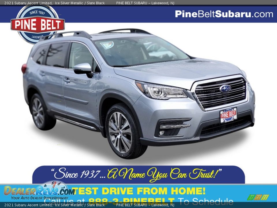 2021 Subaru Ascent Limited Ice Silver Metallic / Slate Black Photo #1