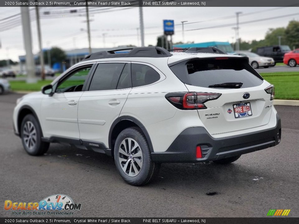 2020 Subaru Outback 2.5i Premium Crystal White Pearl / Slate Black Photo #6