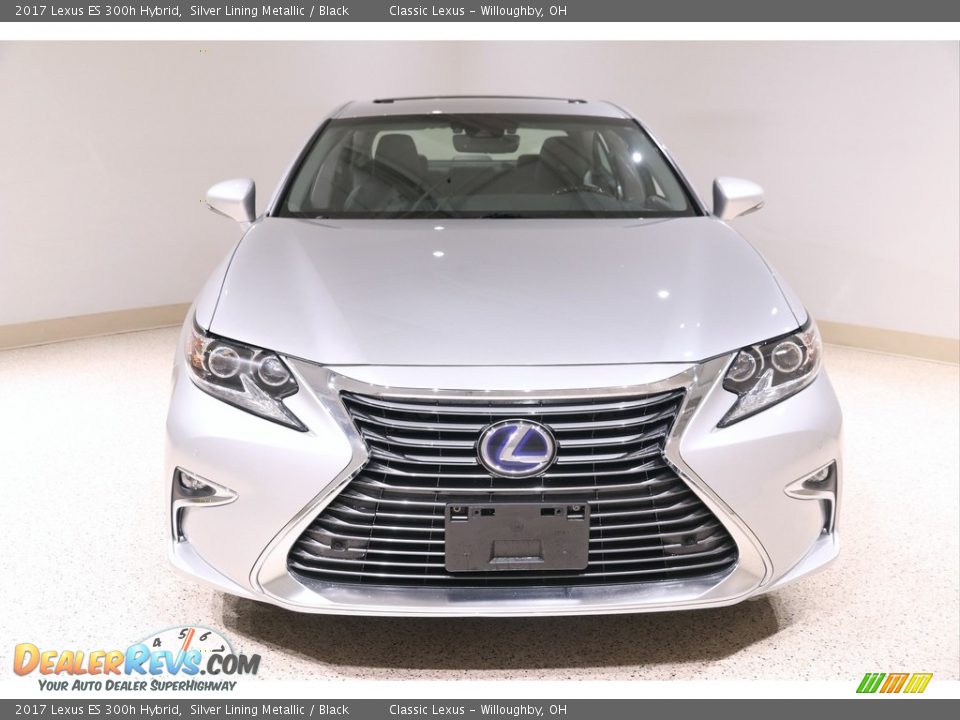 2017 Lexus ES 300h Hybrid Silver Lining Metallic / Black Photo #2