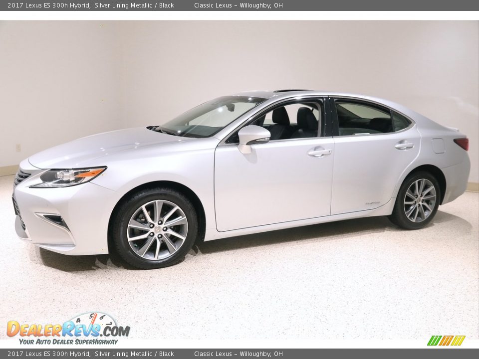 2017 Lexus ES 300h Hybrid Silver Lining Metallic / Black Photo #3