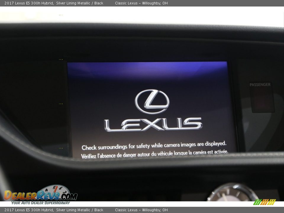 2017 Lexus ES 300h Hybrid Silver Lining Metallic / Black Photo #9