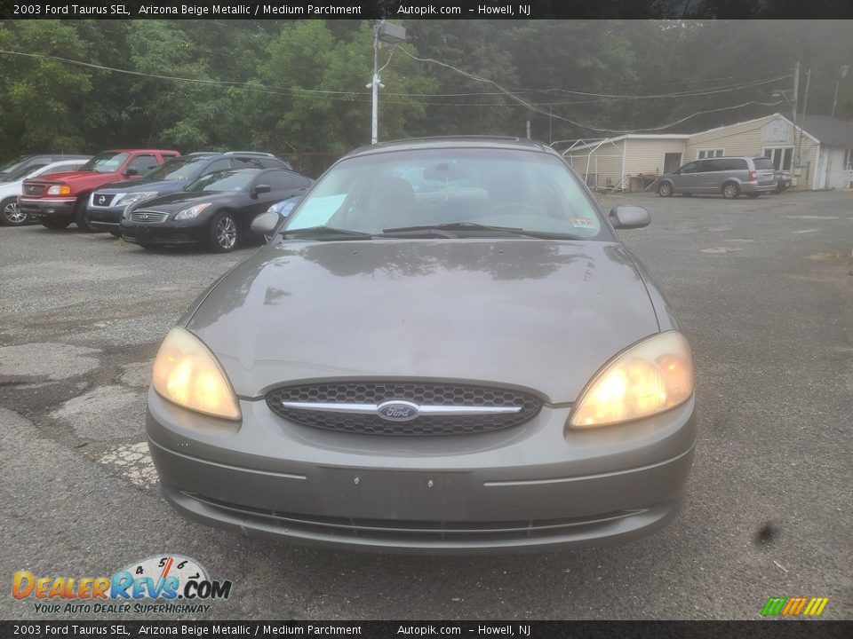 2003 Ford Taurus SEL Arizona Beige Metallic / Medium Parchment Photo #7