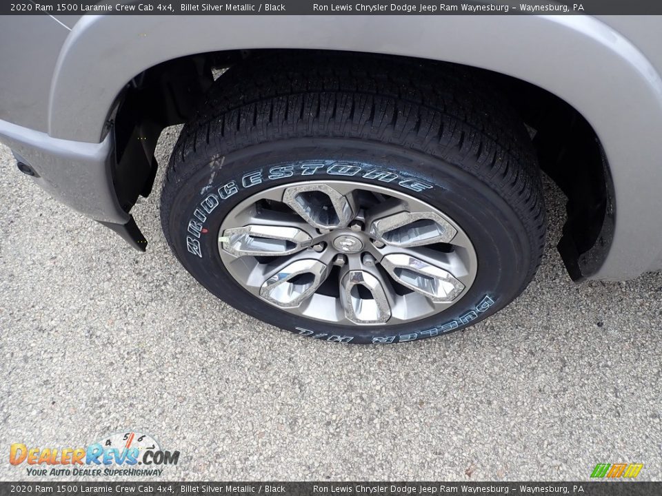 2020 Ram 1500 Laramie Crew Cab 4x4 Billet Silver Metallic / Black Photo #2