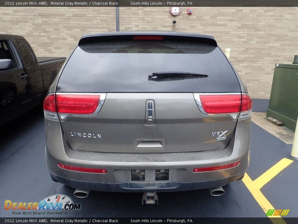 2012 Lincoln MKX AWD Mineral Gray Metallic / Charcoal Black Photo #3