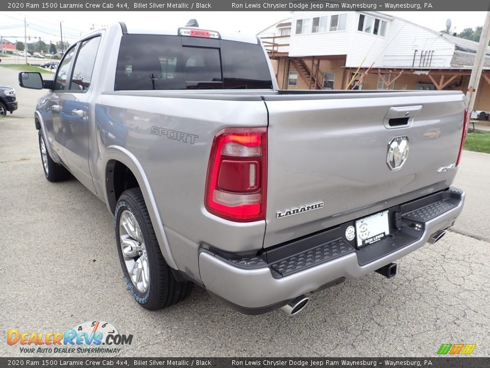 2020 Ram 1500 Laramie Crew Cab 4x4 Billet Silver Metallic / Black Photo #4