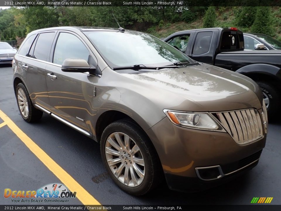 2012 Lincoln MKX AWD Mineral Gray Metallic / Charcoal Black Photo #5