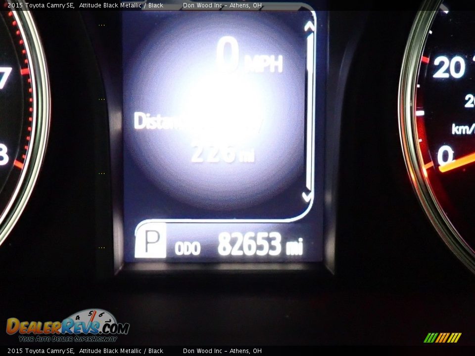 2015 Toyota Camry SE Attitude Black Metallic / Black Photo #28