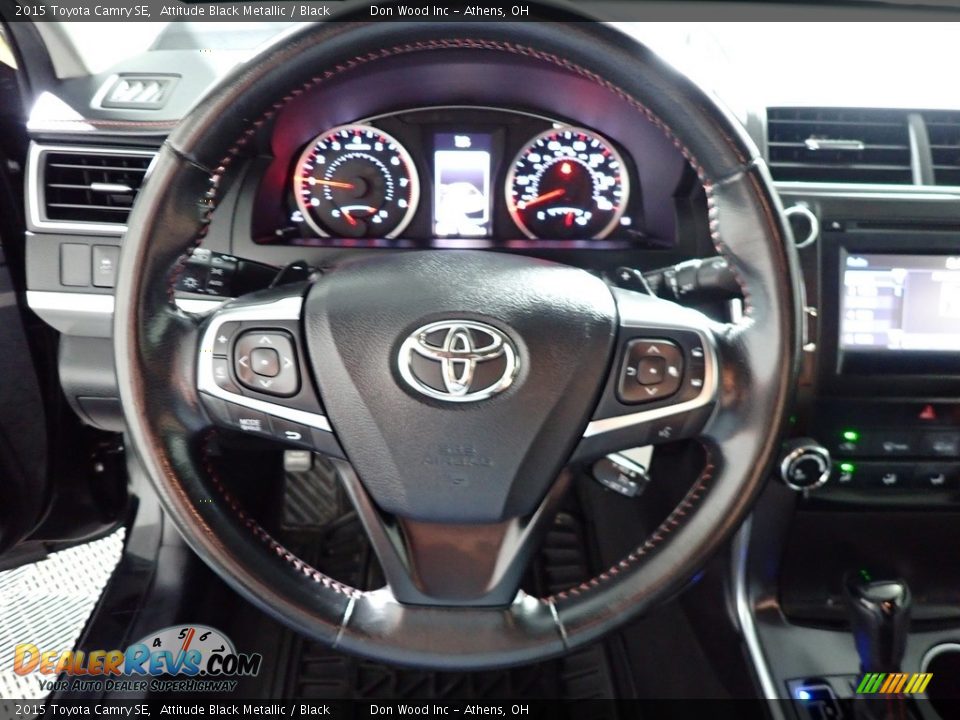 2015 Toyota Camry SE Attitude Black Metallic / Black Photo #29