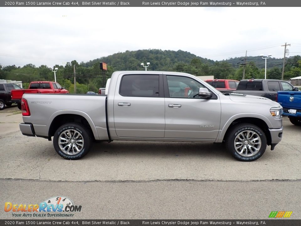 2020 Ram 1500 Laramie Crew Cab 4x4 Billet Silver Metallic / Black Photo #7