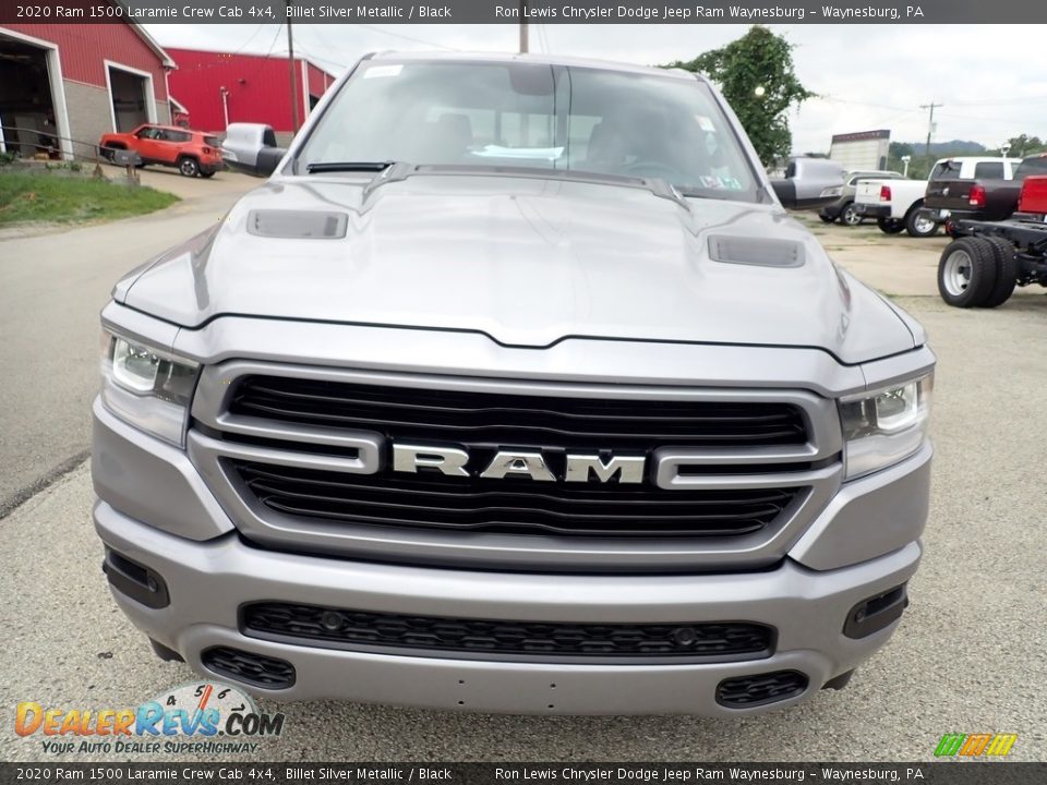 2020 Ram 1500 Laramie Crew Cab 4x4 Billet Silver Metallic / Black Photo #9