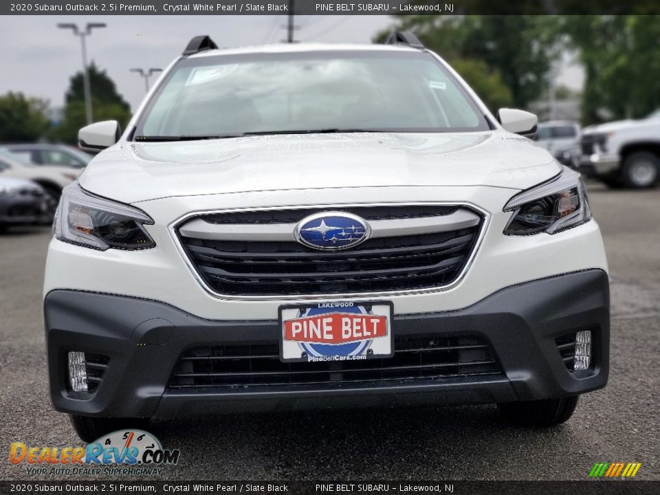 2020 Subaru Outback 2.5i Premium Crystal White Pearl / Slate Black Photo #3